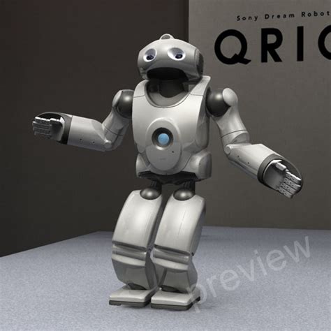 3d Model Qrio Sony Robot Biped