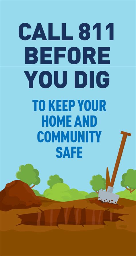 Call 811 Before You Dig On Your Property Pgande Safety Action Center