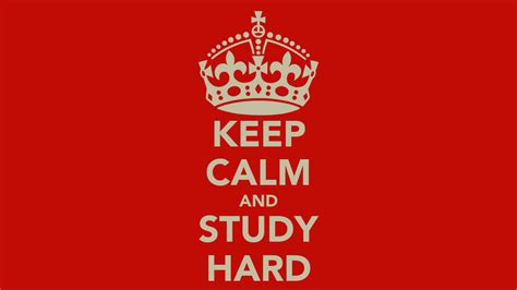 Keep Calm And Study Hard Poster Asdkjfha Keep Calm O Matic