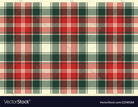 Fabric Texture Check Plaid Seamless Pattern Vector Image
