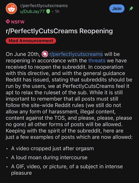 reddit lies on twitter r perfectlycutscreams is reopening as a porn subreddit