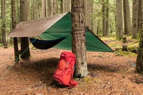 How To Build A Shelter With A Tarp Encycloall
