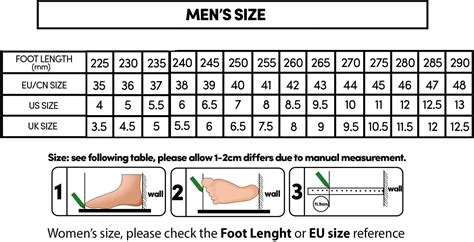 us shoe size table | Brokeasshome.com