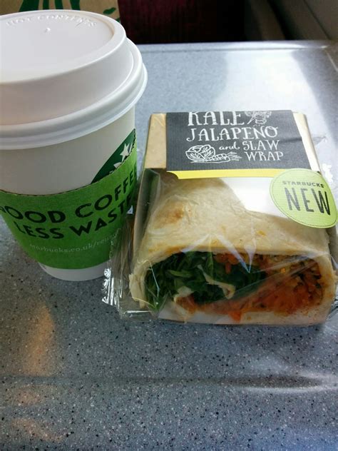 In its latest quarterly earnings release, starbucks reported sales from food and other consumer packaged goods of $661.2 million, up 6.3 percent from $622.3 million during the same period one year earlier. The Excited Eater: Starbucks Vegan Wrap - Kale, Jalapeno ...