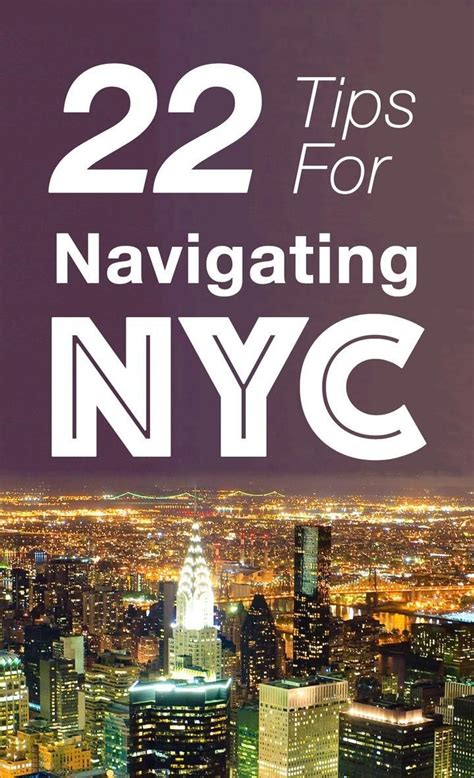 22 Tips For Navigating New York Like A Pro New York Vacation New