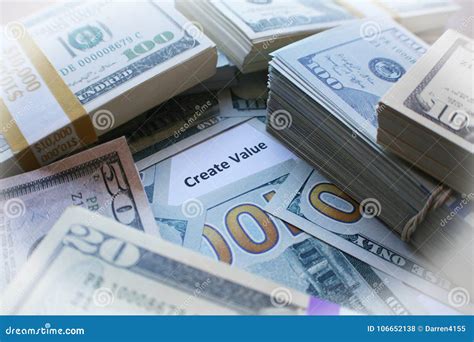 Create Value With Stacks Of Money High Quality Stock Photo Image Of