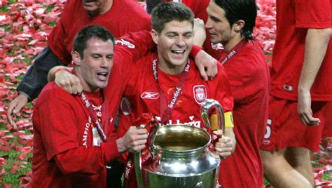 Argentine striker hernan crespo takes us back to the events of 2005 champions league final between ac milan and liverpool. Jamie Carragher Claims Current Liverpool Team Are Better ...