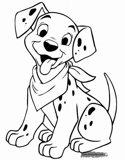 Coloring 101 Dalmatians Puppy Printable Puppies Disneyclips