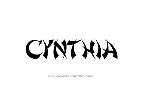 Cynthia Name Tattoo Designs Name Tattoo Name Tattoo Designs Names