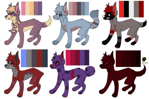 Color Palette Adopts Closed By Wolfwarning On Deviantart