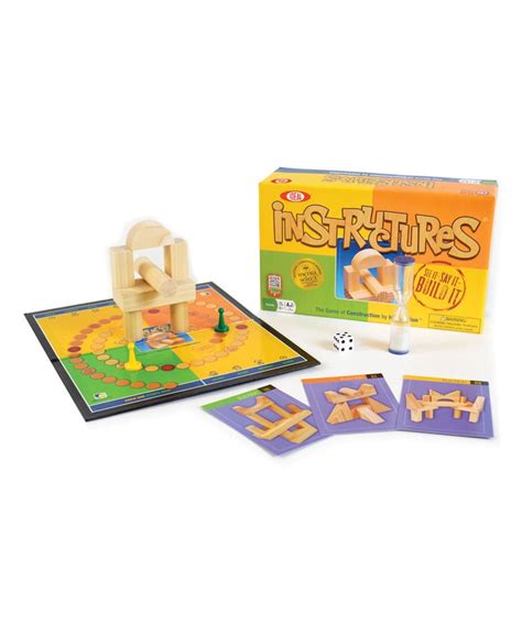 Ideal Instructures Wooden Block Construction Game Construction Games