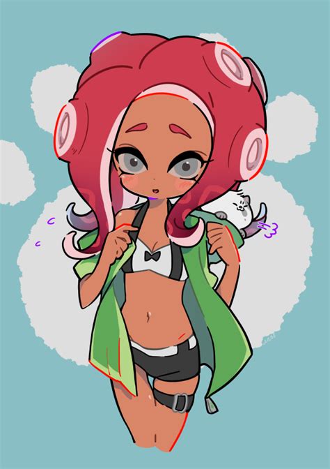 Since It Was Bikini Day Have An Agent 8 Splatoon Know Your Meme