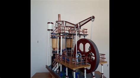 Brians Twin Cylinder Stirling Beam Engine Youtube