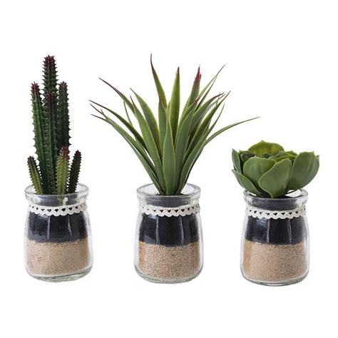 Check out our cactus flower pots selection for the very best in unique or custom, handmade pieces from our planters & pots shops. S/12 PLASTIC CACTUS W/GLASS POT 3 DESIGNS 15X15X19 ...