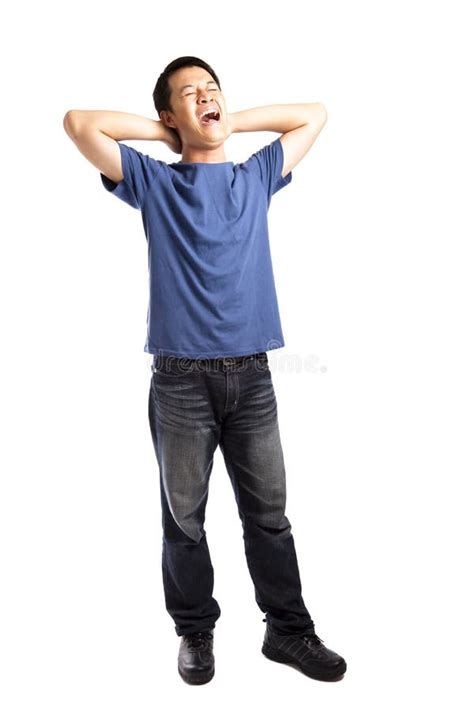 Laughing Young Man Standing Stock Photo Image Of Attractive Pocket