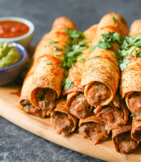 Casual Friday Spicy Bean And Cheese Taquitos Domesticate Me