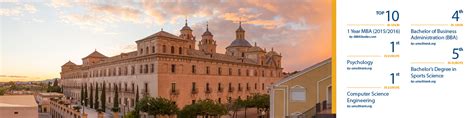 Ucam universidad católica de murcia. Overview UCAM Universidad Católica San Antonio de Murcia ...