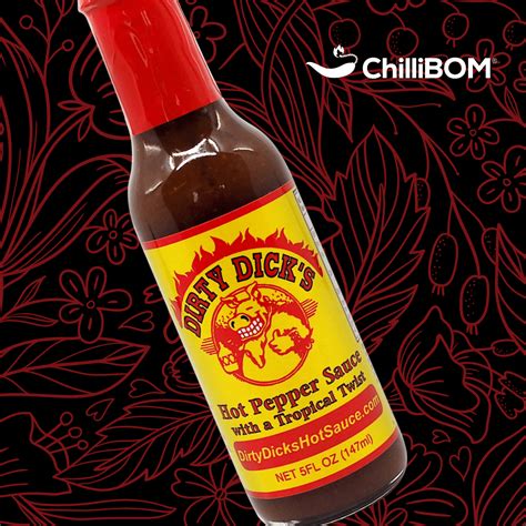 Review Dirty Dicks Hot Pepper Sauce With Tropical Twist Chillibom