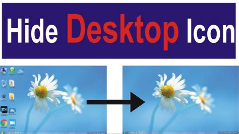 How To Hide Desktop Icon Without Any Software Hide Desktop Icon And