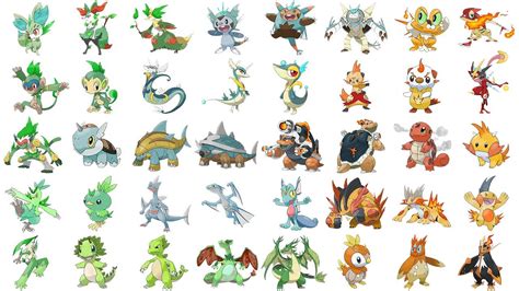 All Starter Pokemon And Evolutions Type Swap Pokemon Type Swap Fanart