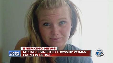 Missing Springfield Township Woman Found In Detroit Youtube