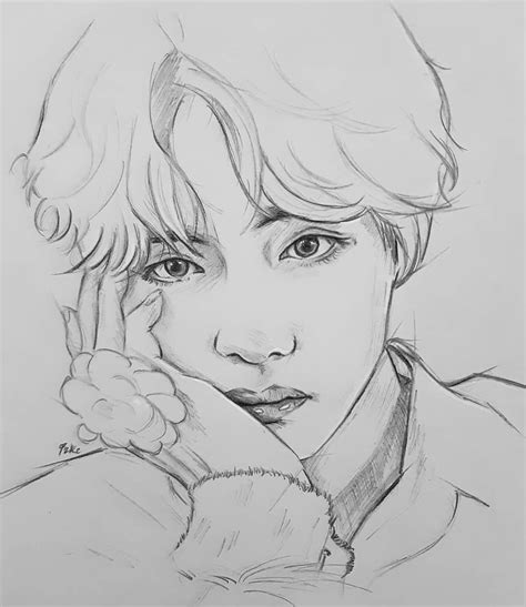 Bts V Coloring Pages Coloring Reference