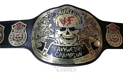 Wwf Smoking Skull World Heavyweight Wrestling Championship Belt