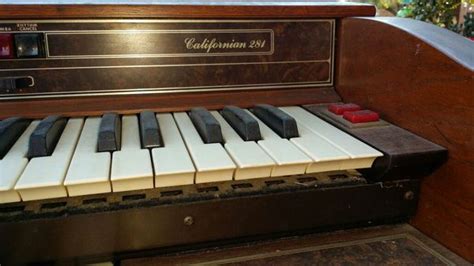 Vintage Thomas California 281 Organ Piano With Pedals For Sale In