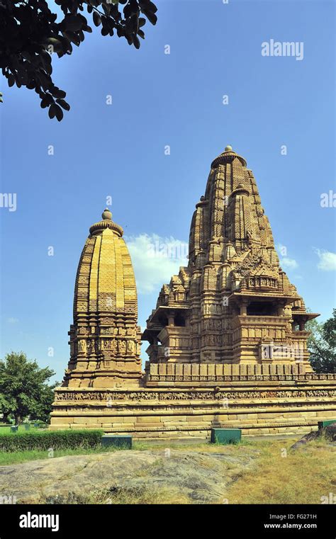 Khajuraho Lakshmana Temples In Madhya Pradesh India Stock Photo Alamy