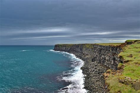 Icelands Southern Peninsula The Krisuvikurberg Sea Cliffs Oc