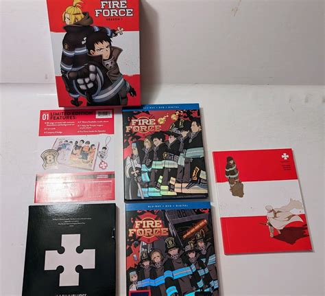 Fire Force Season 1 And 2 Parts 1 And 2 Blu Raydvd Limited Edition