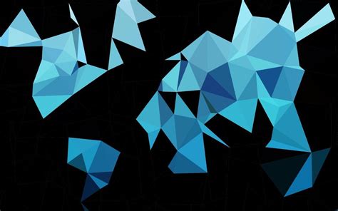Light Blue Vector Abstract Polygonal Cover 4989684 Vector Art At Vecteezy