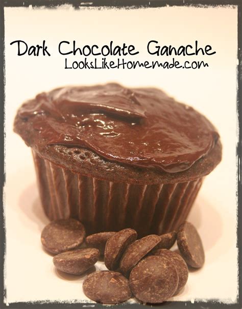 Easy Dark Chocolate Ganache Frosting Recipe