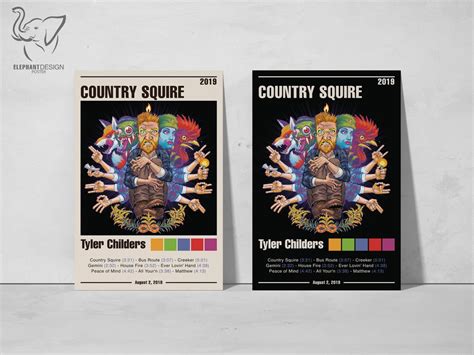Country Squire Album Poster Tyler Childers Album Poster Etsy