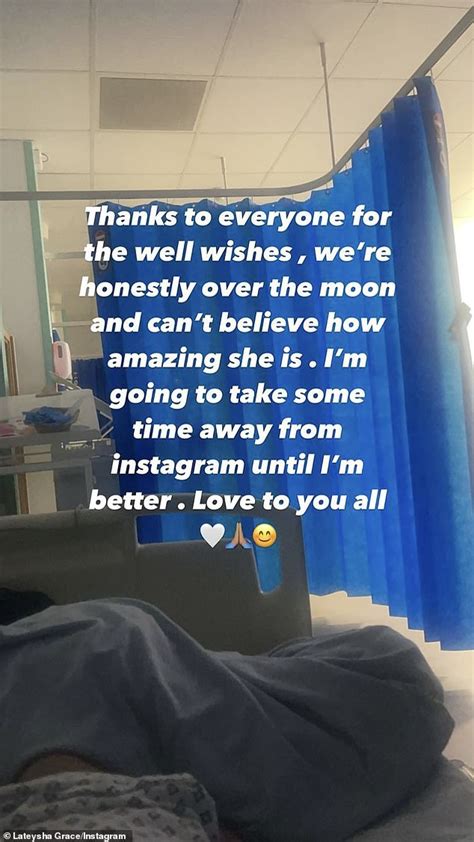 Lateysha Grace Reveals Her Newborn Daughter Has Left Hospital Daily