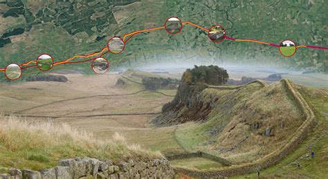Hadrians Wall Vallum Hadriani Was A Defensive Fortification Built By