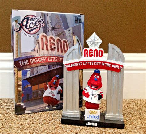 Archie The Mascot Reno Aces 2016 Stadium Promo Bobblehead Sga Ebay