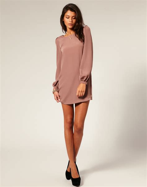 Long Sleeve Shift Dress Picture Collection Dressed Up Girl
