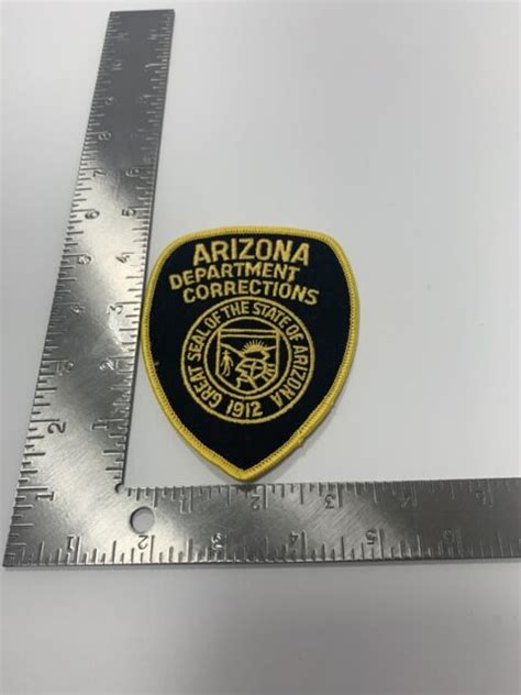 Vintage Arizona Department Of Corrections Shoulder Patch Embroidered Ebay