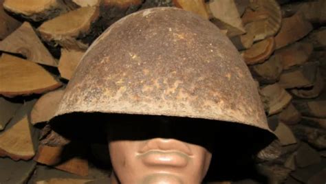 Original Authentic Ww2 Wwii Relic Soviet Red Army Helmet 2 1500