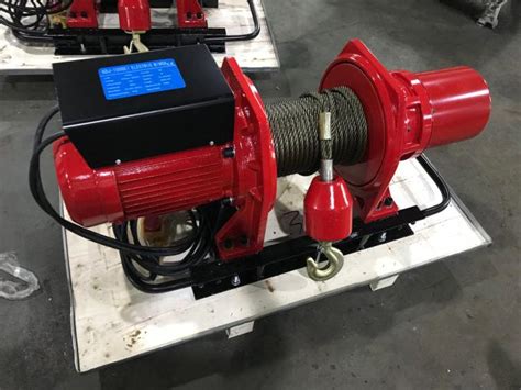 200kg Lifting 3 Phase Electric Wire Rope Winch 220v