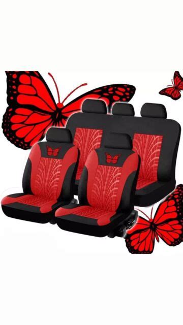 universal car seat cover butterfly set ebay