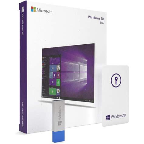 Buy Microsoft Windows 10 Pro Box Pack Usb Flash Drive English 32