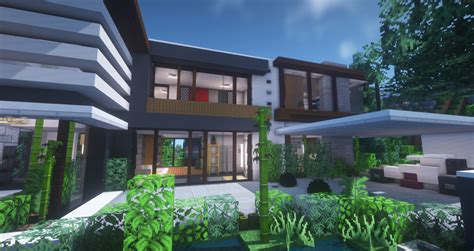 Realistic Modern House Download Tutorial Minecraft Map
