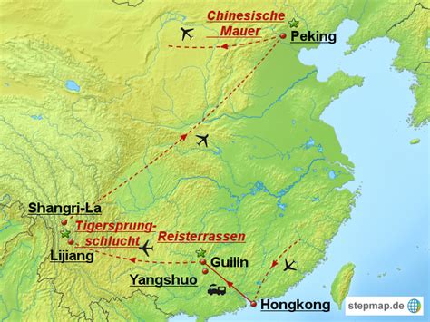 Stepmap China Hongkong And Ethnische Vielfalt Südwestchinas