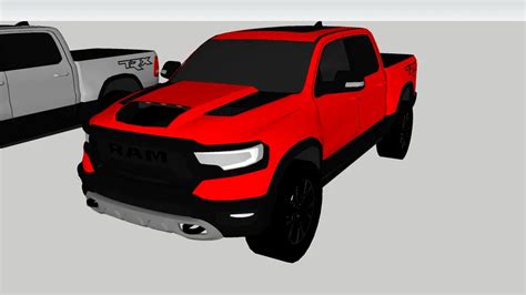 Dodge Ram 1500 Trx V8 62 Hellcat 2021 3d Warehouse