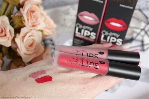 Eveline Oh My Lips Matt Lip kit Matowa pomadka w płynie i konturówka