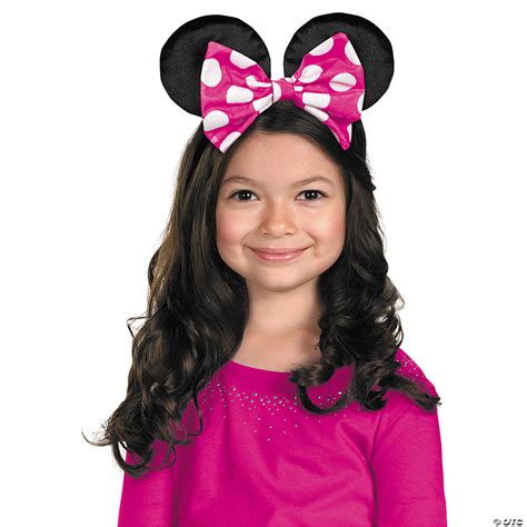 Minnie Mouse Ears With Reversible Bow Oriental Trading