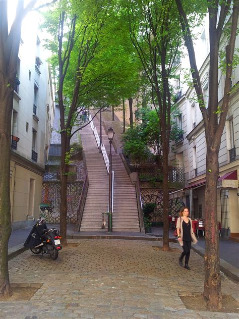 Paris En Photo Escalier De Montmartre