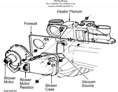 You need a wiring diagram, then bypass with jumpers to determine. 1994 Ford Ranger Blower Motor Resistor: I Am Having Trouble ...